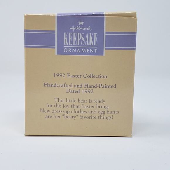 1992 Hallmark Joy Bearer Spring Handcrafted & Hand-Painted Holiday Ornament - Picture 2 of 7